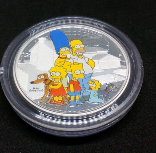 Zdjęcie oferty: THE SIMPSONS FAMILY 2oz !!!-TYLKO MONETA W KAPSULE