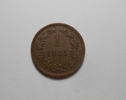 Zdjęcie oferty: stara moneta 1 krajcar 1885 Austria