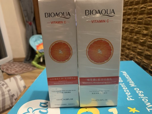 Zdjęcie oferty: Bioaqua z witaminą C zestaw żel + tonik 