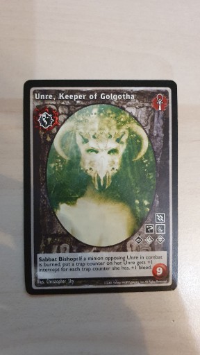 Zdjęcie oferty: VTES Vampire the Eternal Unre, Keeper of Golgotha