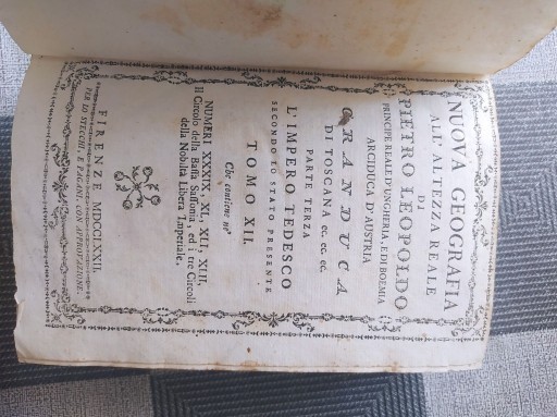 Zdjęcie oferty: książka geograficzna 1772 roku