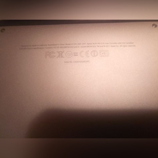 Zdjęcie oferty: MacBook Air Model A1370 