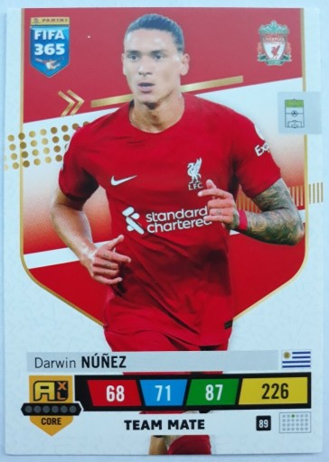 Zdjęcie oferty: DARWIN NUNEZ #89 TEAM MATE FIFA 365 2023