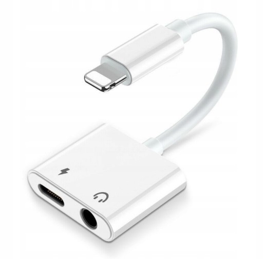 Zdjęcie oferty: Adapter Iphone przejściówka jack 3,5mm +ładowanie