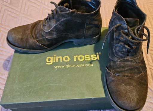 Zdjęcie oferty: Buty zamszowe  skórzane Gino Rossi  w super cenie!