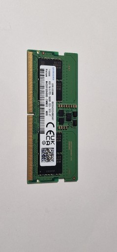 Zdjęcie oferty: Pamięć RAM DDR5 8GB Samsung PC5 5600 5600B sodimm