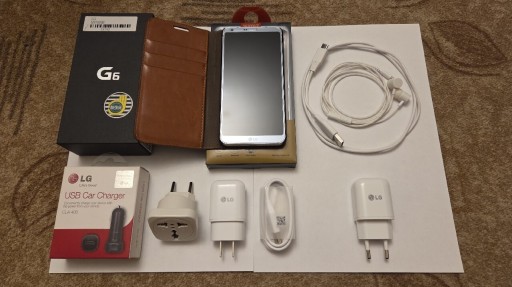 Zdjęcie oferty: SMARTFON LG-G6 H870DS 4 GB / 64 GB 4G LTE DUAL SIM PL SREBRNY KOMPLET