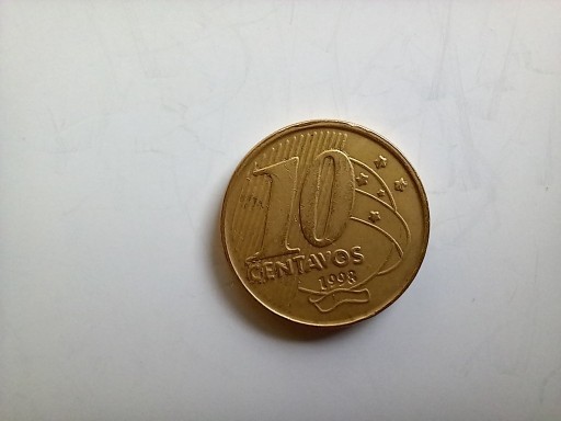 Zdjęcie oferty: BRAZYLIA - 10 centavos 1998 /29/