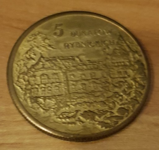 Zdjęcie oferty: 5 dukatów rybnickich moneta lokalna Rybnik