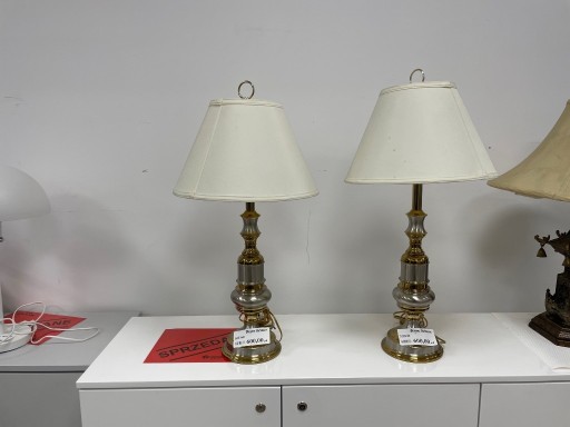 Zdjęcie oferty: Śliczna masywna lampa stołowa, produkcja USA