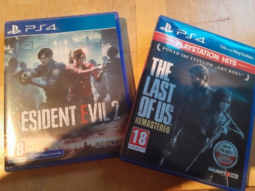 Zdjęcie oferty: THE LAST OF US (REMASTERED), RESIDENT EVIL 2