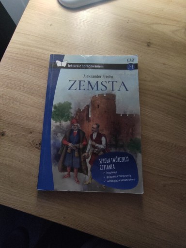 Zdjęcie oferty: Lektura Zemsta stan jak nowy 