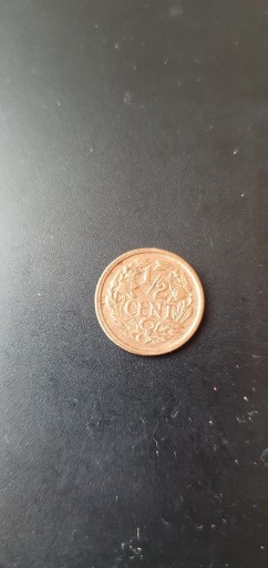 Zdjęcie oferty: Holandia 1/2 centa 1921 rok