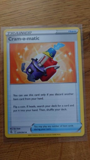 Zdjęcie oferty: Karta Pokemon Cram-o-matic (FST 229/264)