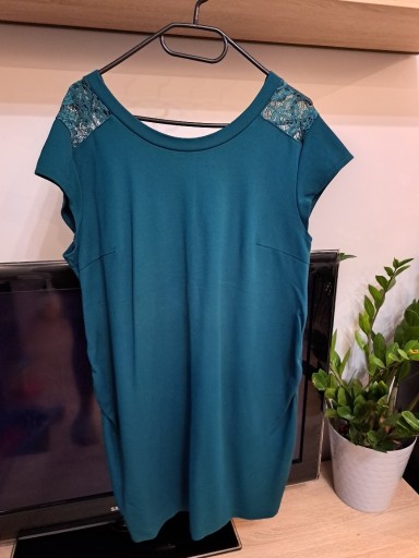 Zdjęcie oferty: sukienka ciążowa H&M mama koronka butelkowa zieleń