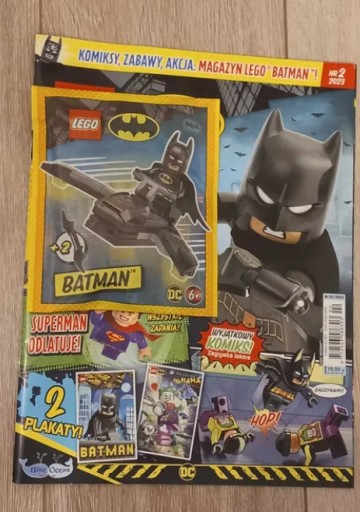 Zdjęcie oferty: gazetka z figurką lego batman