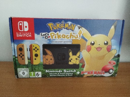 Zdjęcie oferty: Nintendo Switch let's go pikachu 