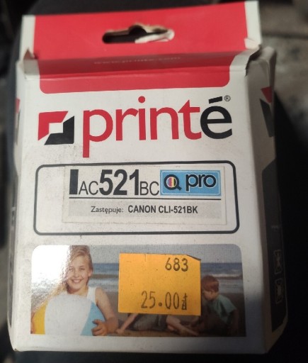 Zdjęcie oferty: Tusz do drukarki Canon CLI-521BK czarny z czipem
