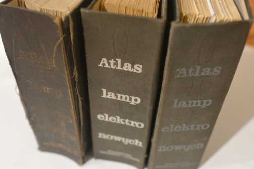 Zdjęcie oferty: Atlas lamp elektronowych tom I, II, III - Danowski, WKŁ