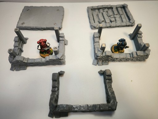 Zdjęcie oferty: Fortyfikacje z worków z piaskiem zestaw 3 fortów(diorama; makieta)