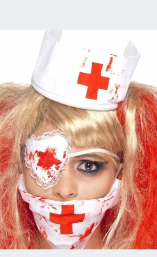 Zdjęcie oferty: Przebranie kostium krwawa pielęgniarka zestaw 