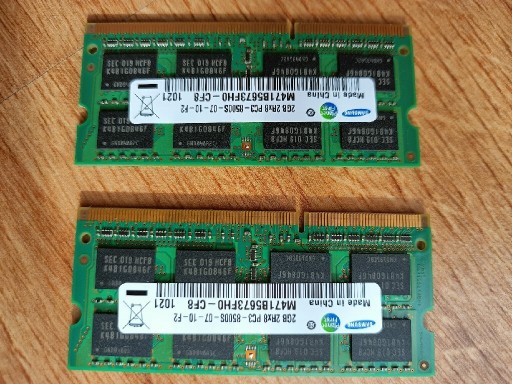 Zdjęcie oferty: Pamięć ram 2x2gb DDR2 samsung