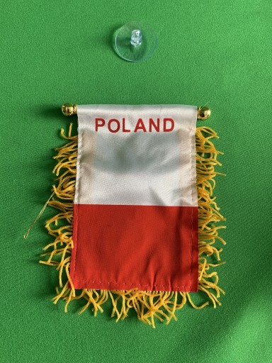 Zdjęcie oferty: Flaga Polski proporczyk Polska zawieszka na szybe