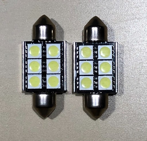 Zdjęcie oferty: Żarówki samochodowe LED C5W 36mm 12V