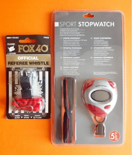 Zdjęcie oferty: Gwizdek FOX 40 + stoper STOPWATCH