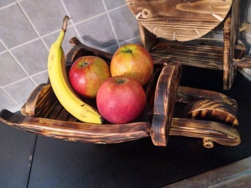Zdjęcie oferty: Tacka, taczka, misa, drewniana na owoce