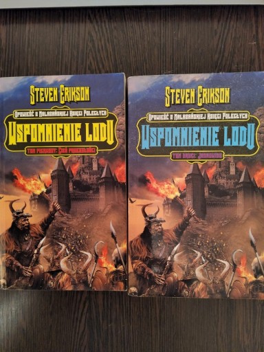 Zdjęcie oferty: Steven Erikson, Wspomnienie lodu tom I, tom II