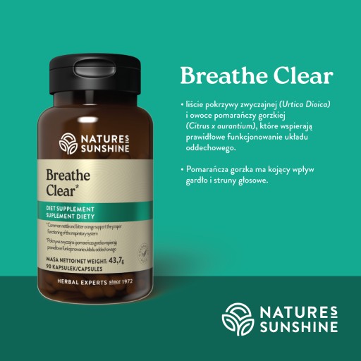 Zdjęcie oferty: 2x Breathe Clear NSP Nature's Sunshine