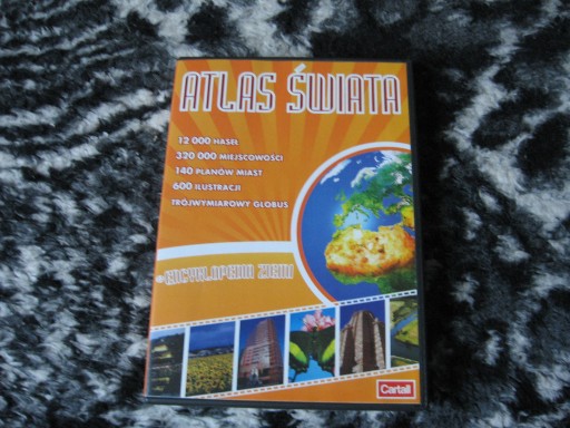 Zdjęcie oferty: Atlas świata na DVD- stan bdobry