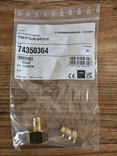 Zdjęcie oferty: Texa adapter butli R134 przejściówka HP