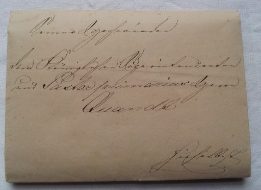 Zdjęcie oferty: 1845 Darłowo Rugenwalde Pastor Quandt List