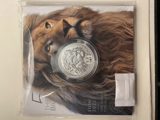 Zdjęcie oferty: Big Five - Lion Srebro 1 oz moneta premium
