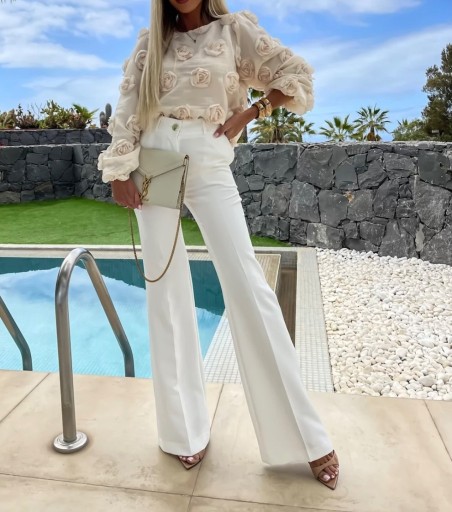 Zdjęcie oferty: Bluzka z kwiatami 3D S M L zara la milla mohito h&m