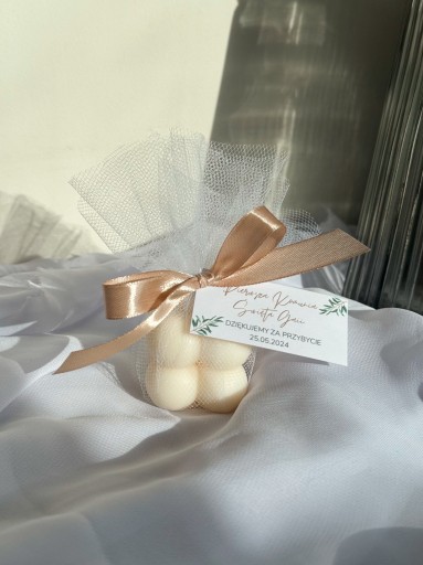 Zdjęcie oferty: świece sojowe podziękowanie wesele komunia chrzest