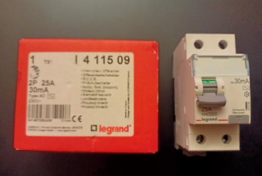 Zdjęcie oferty: Legrand wyłącznik różnicowo-prądowy