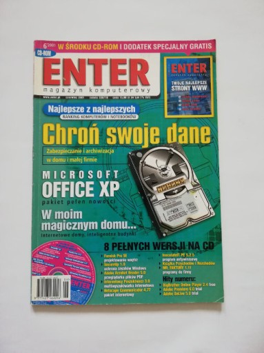 Zdjęcie oferty: ENTER 6/2001 Magazyn komputerowy numer archiwalny