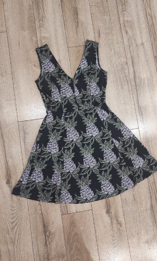 Zdjęcie oferty: Sukienka rozkloszowana w ananasy S H&M