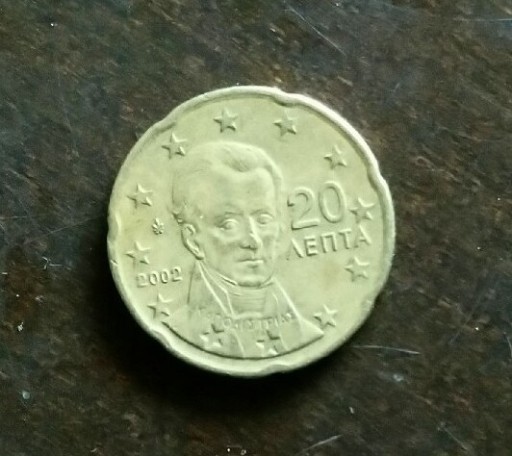 Zdjęcie oferty: 20 euro cent 2002 Grecja 