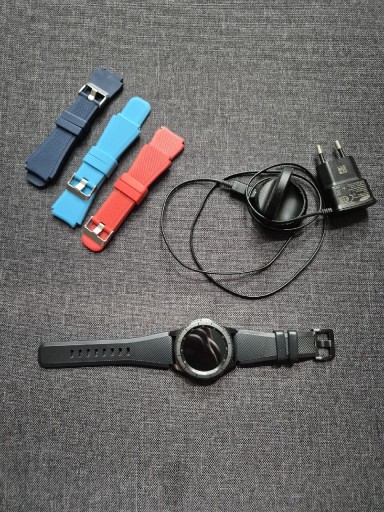 Zdjęcie oferty: Zegarek samsung s3 frontier smartwatch zestaw pasków ładowarka