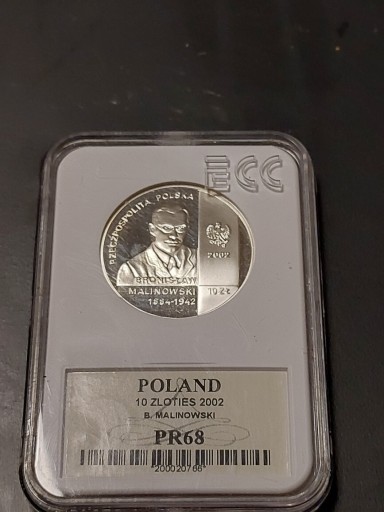 Zdjęcie oferty: 10zl 2002r Bronisław Malinowski 