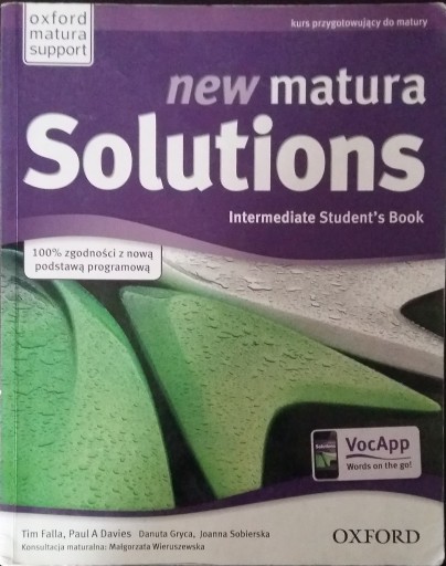Zdjęcie oferty: New Matura Solutions - Podręcznik
