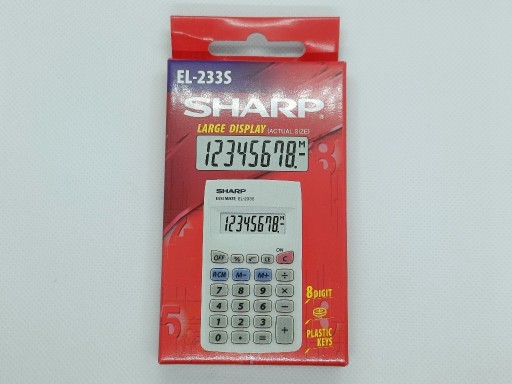 Zdjęcie oferty: Kalkulator Sharp El-233S - NOWY