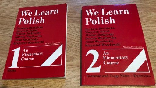Zdjęcie oferty: We Learn Polish Tom I / II An Elementary Course Te