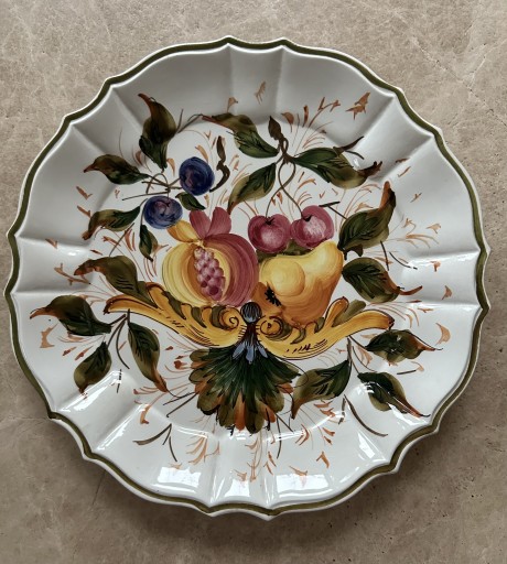 Zdjęcie oferty: Talerz BASSANO włoska ceramika ręcznie malowana 6