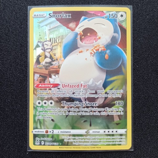 Zdjęcie oferty: Pokémon Snorlax Lost Origin 10/30