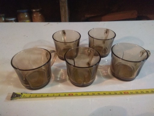 Zdjęcie oferty: 5 szklanych filiżanek